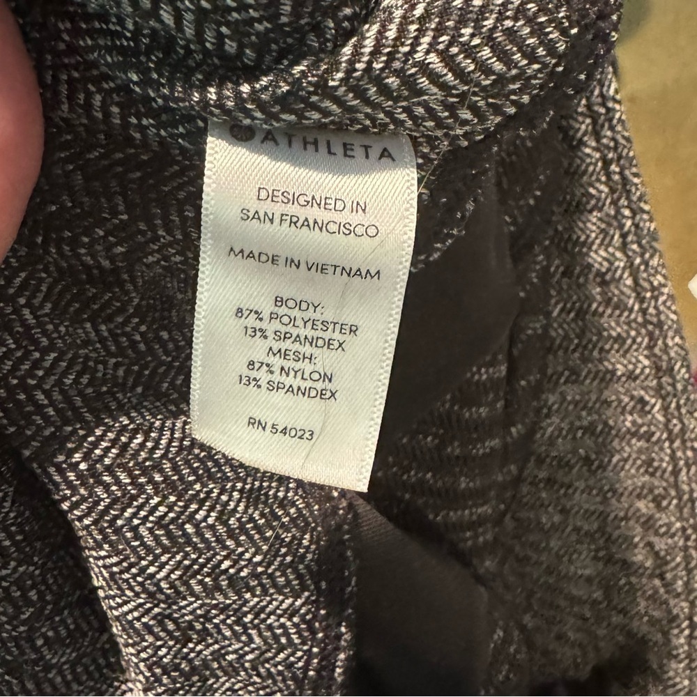 Athleta Delancey Herringbone Grey Legging XL - Picture 6 of 7